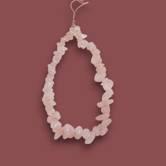 Rose Quartz Phone Chain